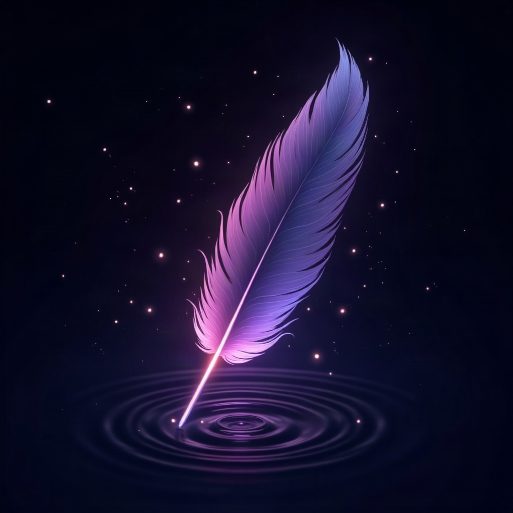 Glowing feather brushing sound waves — the science of ASMR tingles